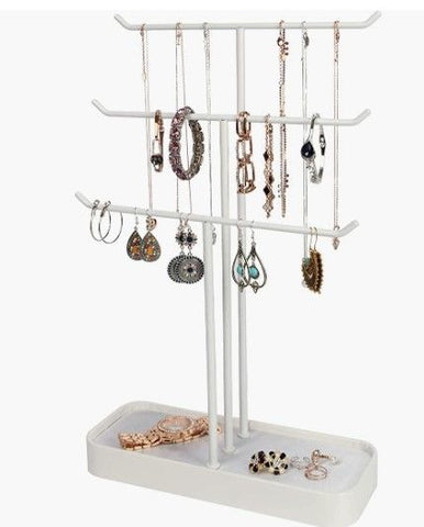 Jewelry Hanger with 3 Iron Bars